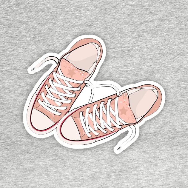 Lovely Sneakers Illustration by giantplayful